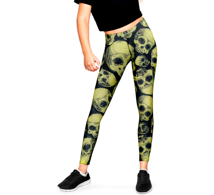 Translation missing: pt-PT.Leggins de Calaveras para niña