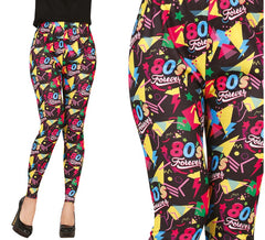 Leggings dos anos 80 para mulheres