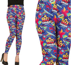 Leggings dos anos 90 para mulheres