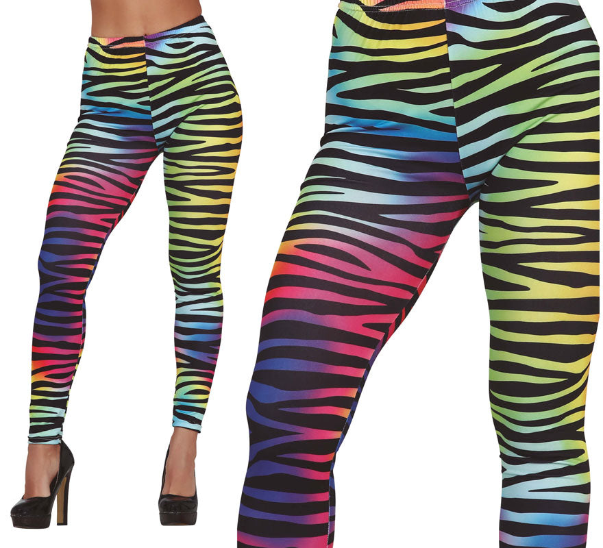 Translation missing: pt-PT.Leggins estampado Tigre multicolor para mujer