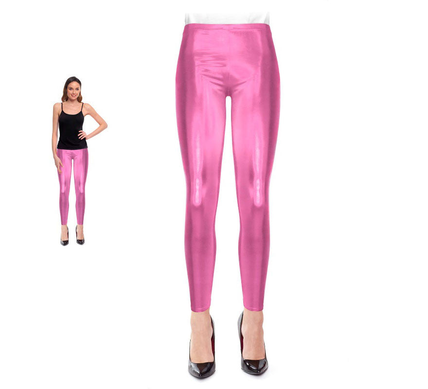 Translation missing: pt-PT.Leggins Metalizado rosa para mujer