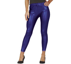 Leggings metalizadas em várias cores