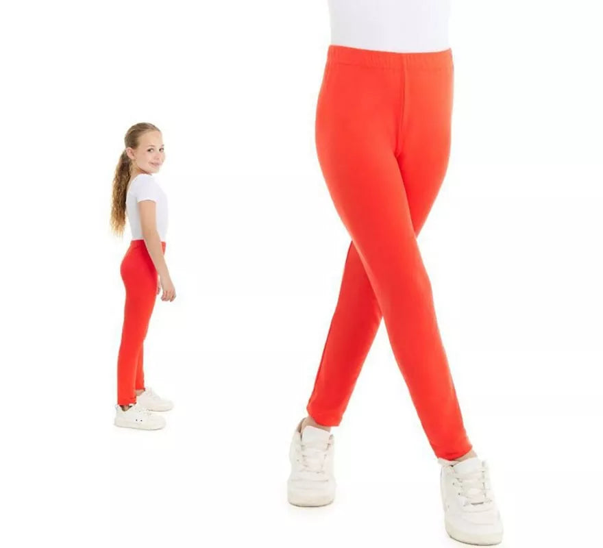 Translation missing: pt-PT.Leggins naranjas fluorescentes para niña
