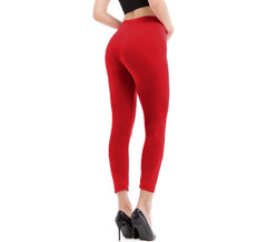 Leggings vermelhas para mulheres