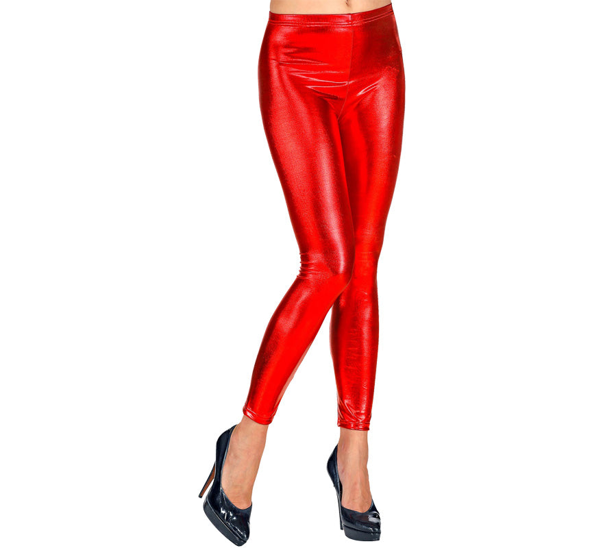 Translation missing: pt-PT.Leggins rojos Metalizados para mujer