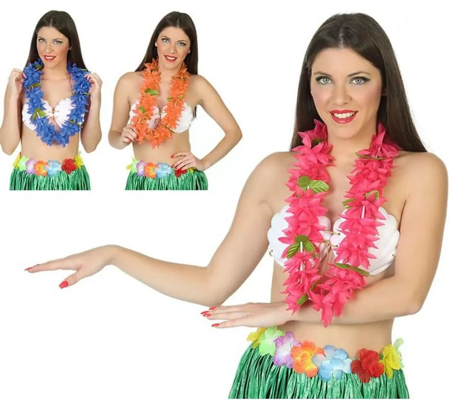 Translation missing: pt-PT.Lei o Collar Hawaiano en 3 colores surtidos