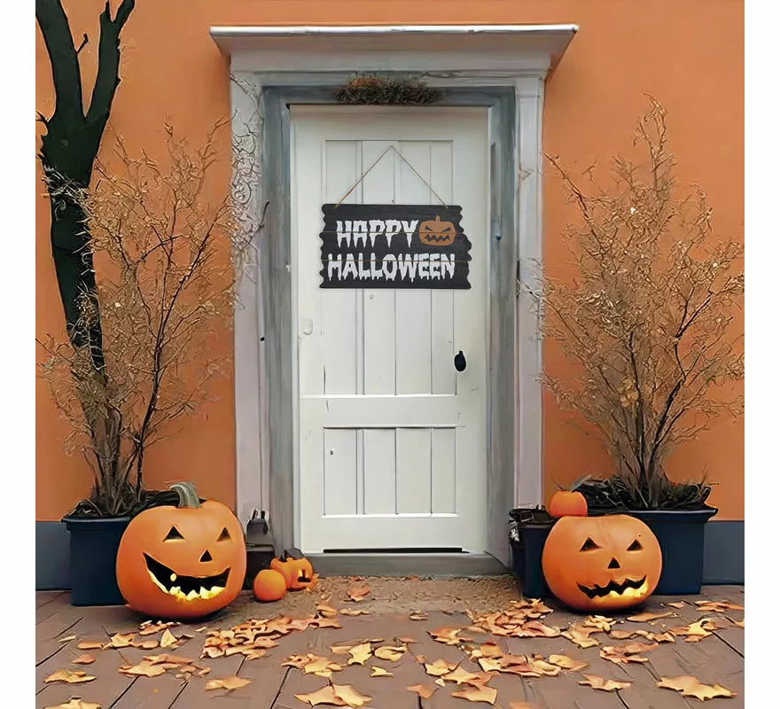 Translation missing: pt-PT.Letrero 'Happy Halloween' de 34X19 cm