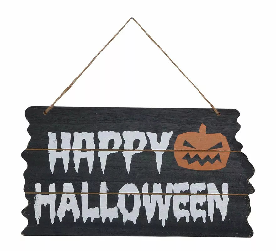 Translation missing: pt-PT.Letrero 'Happy Halloween' de 34X19 cm