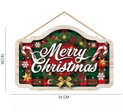 Sinal de Feliz Natal 34x19 cm
