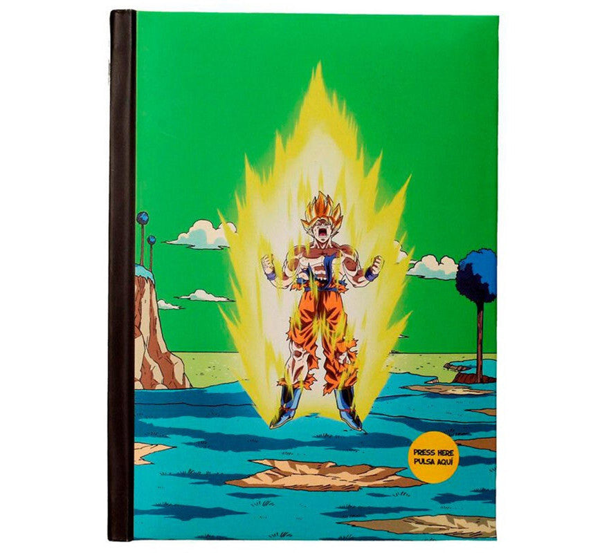 Translation missing: pt-PT.Libreta con luz Goku Namek Dragon Ball