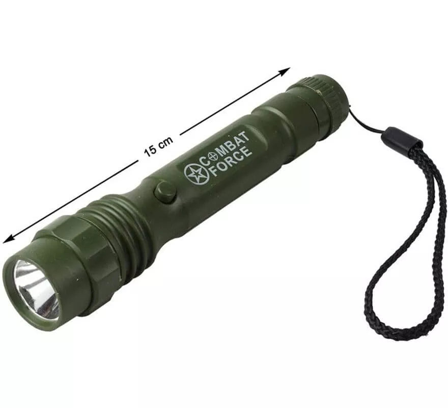 Translation missing: pt-PT.Linterna Verde Militar con Luz de 15 cm