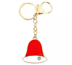 Chaveiro Sino de Natal Vermelho 4x5cm