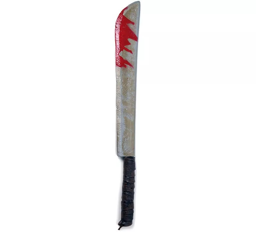 Machete con sangre 78 cm