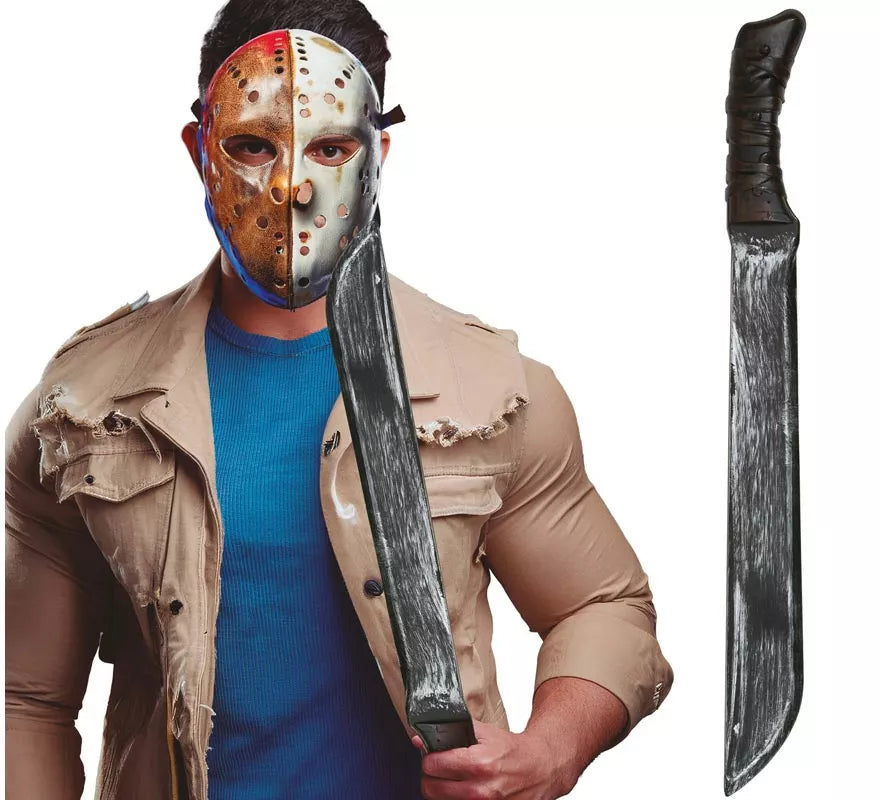 Translation missing: pt-PT.Machete de Asesino de 68 cm de Plástico de Juguete