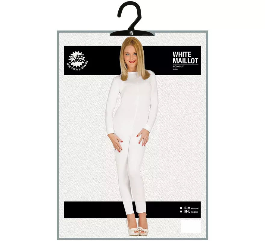 Translation missing: pt-PT.Maillot o mono color Blanco para mujer