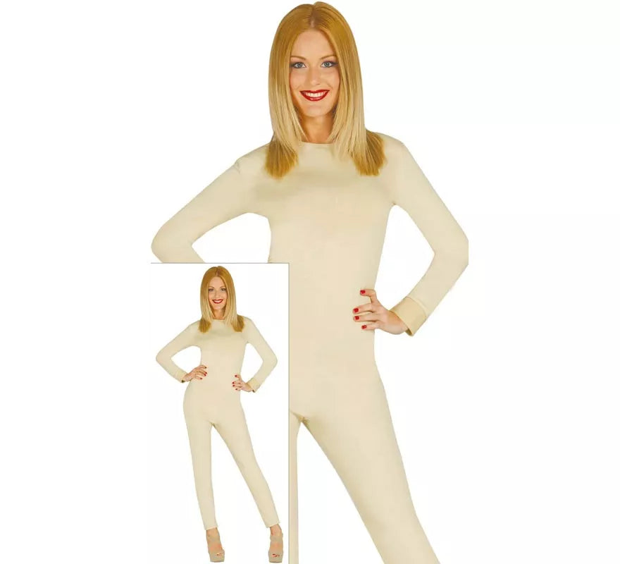 Maillot o mono color beige para mujer