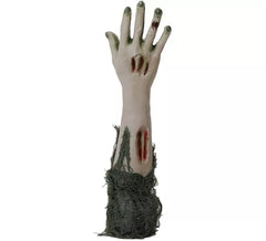 Mão zumbi de 42x11 cm com som e movimento