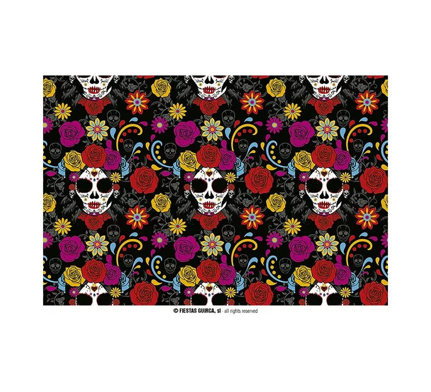 Translation missing: pt-PT.Mantel de Catrina colorida de 137x274 cm