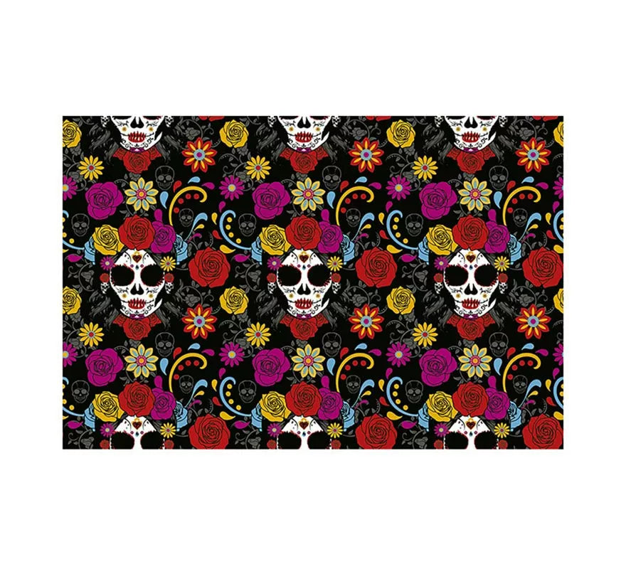 Translation missing: pt-PT.Mantel de Catrina colorida de 137x274 cm