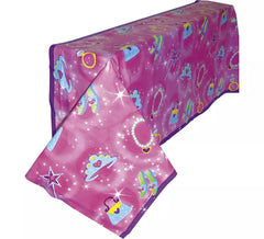 Toalha de mesa Princess em plástico de 137x259 cm