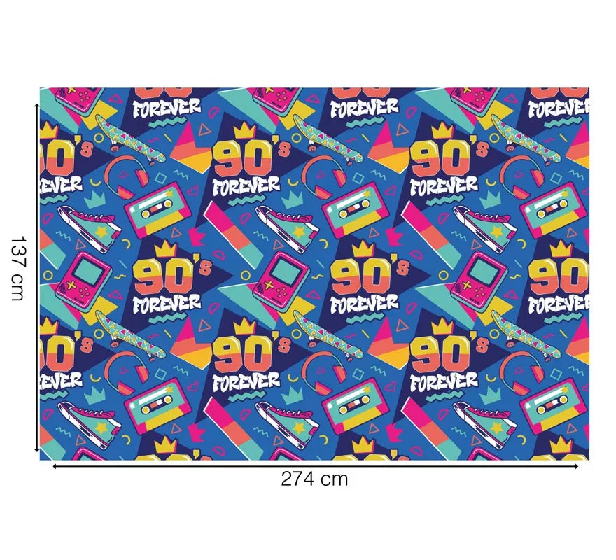 Translation missing: pt-PT.Mantel de los años 90 de 137x274 cm