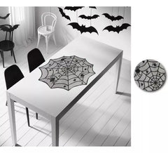 Toalha de Mesa Teia de Aranha 100x100 cm
