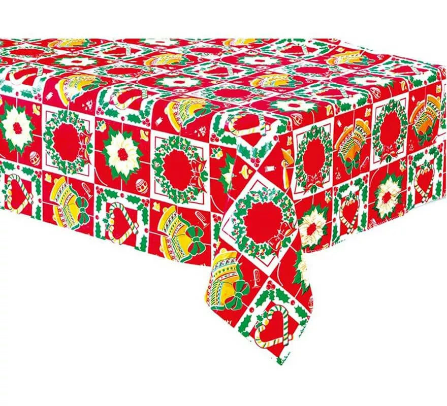 Translation missing: pt-PT.Mantel de Navidad de Plástico 178 X 132 cm