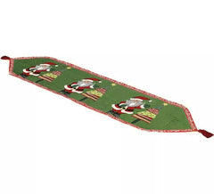 Toalha de Mesa Decorativa Natal Papai Noel 33x137 cm