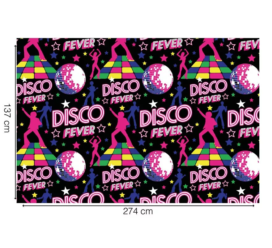 Translation missing: pt-PT.Mantel Disco Fever púrpura de 137x274 cm