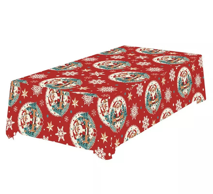 Translation missing: pt-PT.Mantel rojo Papá Noel de 137x274 cm
