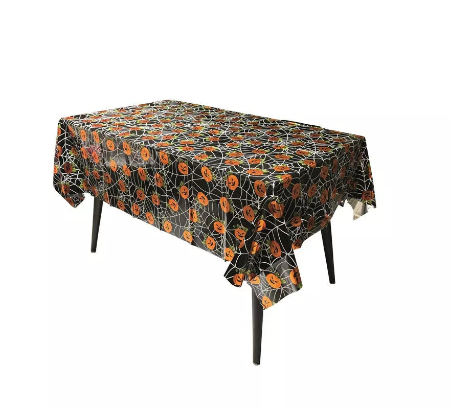 Translation missing: pt-PT.Mantel Telaraña con Calabaza de 137x183 cm