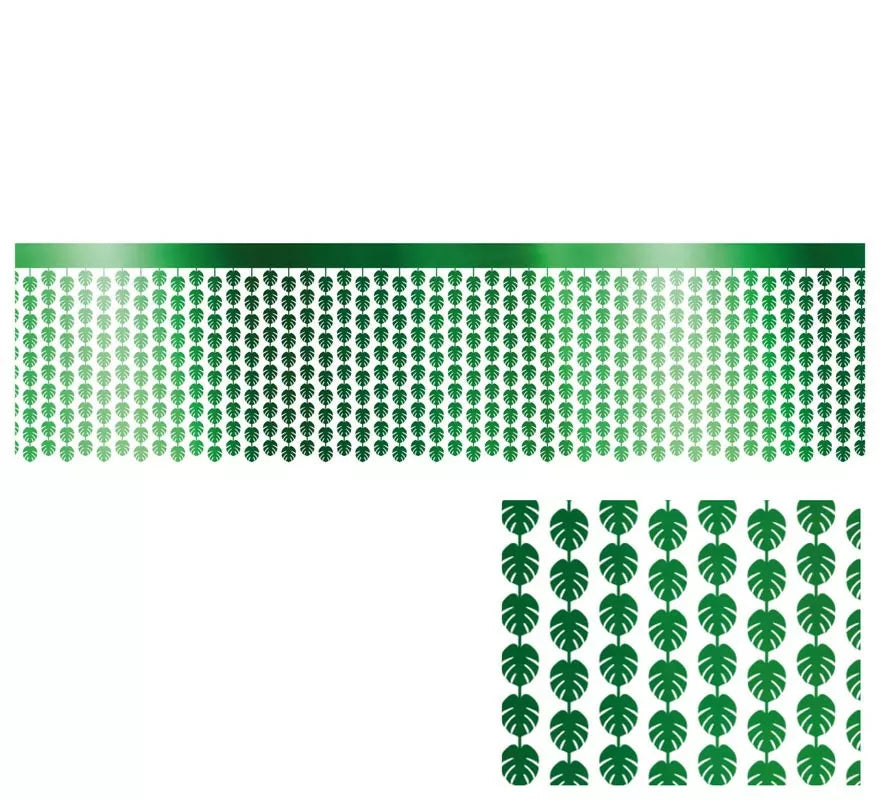 Translation missing: pt-PT.Mantel Tinsel Hoja verde de 400x70 cm