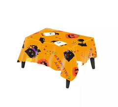 Toalha de mesa Trick or Treat texturizada, reutilizável e impermeável 120x180 cm