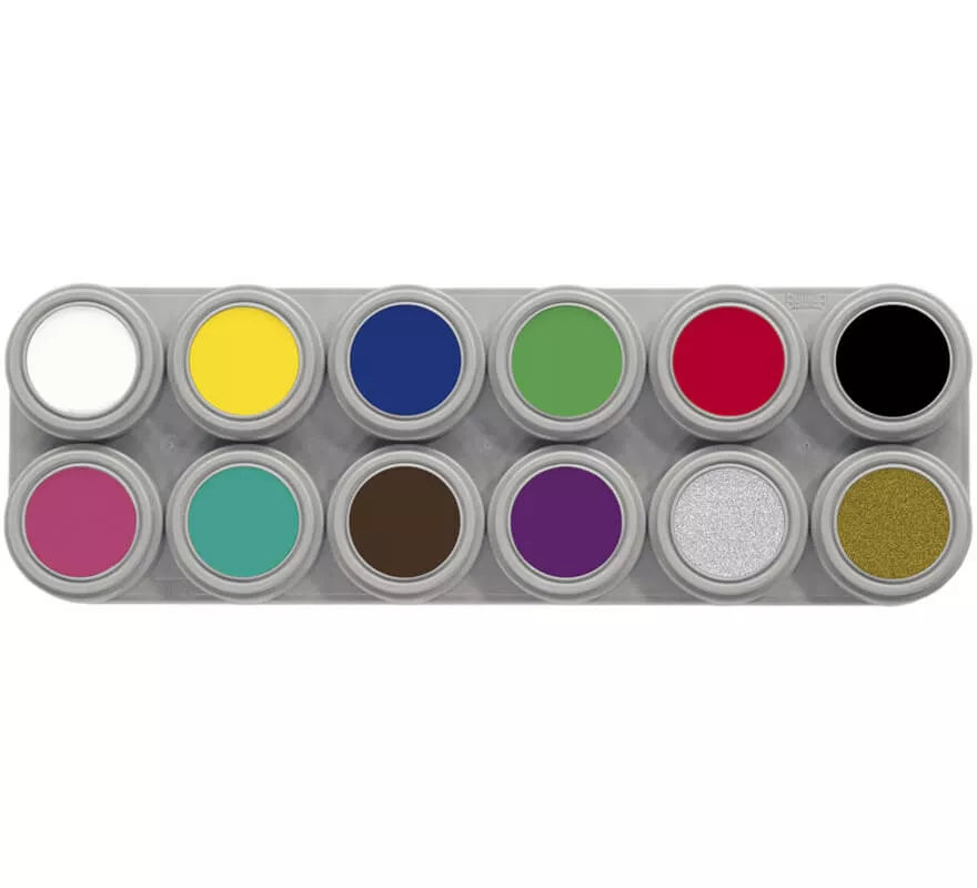 Translation missing: pt-PT.Maquillaje al agua paleta 12 colores de 2,5 ml