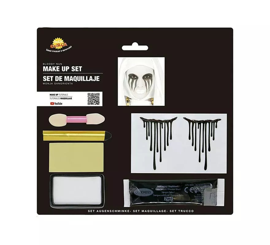 Maquillaje de Monja Tenebrosa
