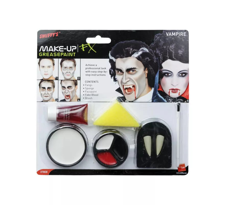 Translation missing: pt-PT.Maquillaje de Vampiro: Colmillos, Esponja, Pintura y Sangre