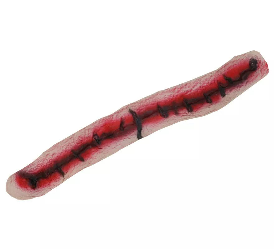 Maquillaje FXs de Cicatriz Cosida 25 cm