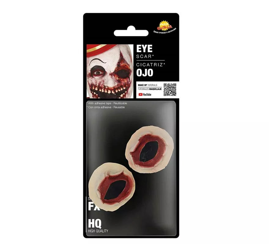 Translation missing: pt-PT.Maquillaje FXs de Cicatriz Ojos Negros