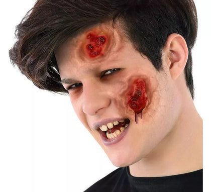 Maquillaje FXs de Disparos en la Cabeza de 24 cm