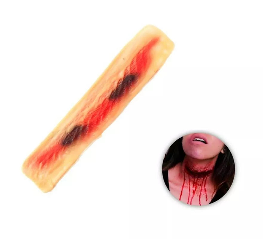 Translation missing: pt-PT.Maquillaje Herida FX Cuello con sangre