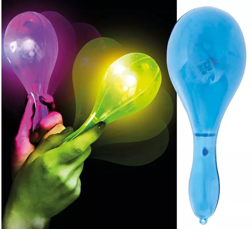 Translation missing: pt-PT.Maraca con Luz de 15 cm en colores surtidos