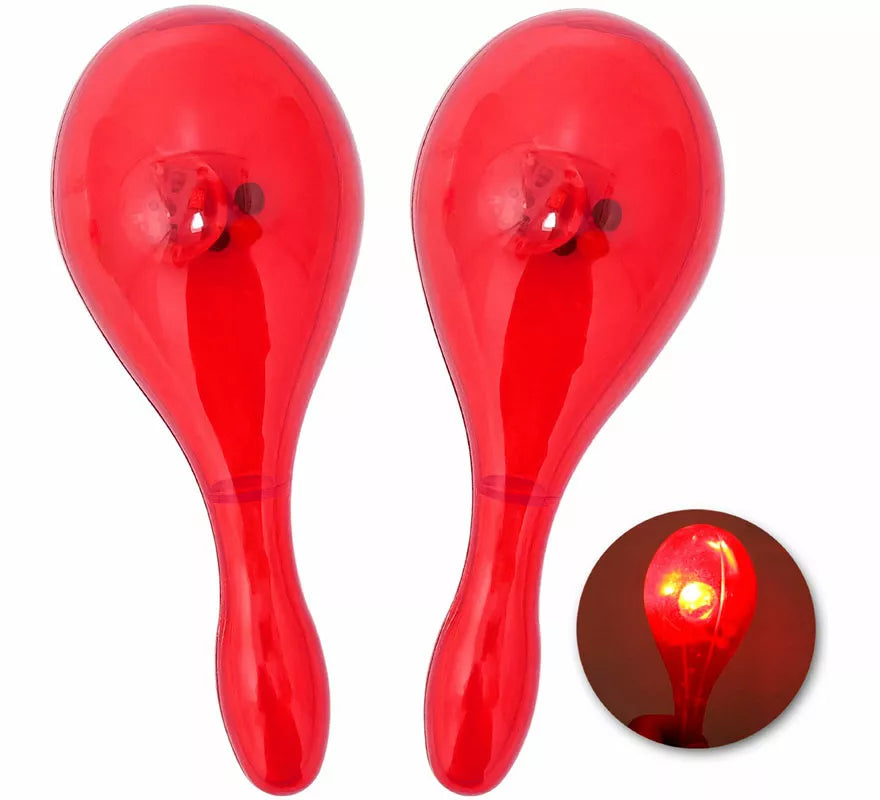 Translation missing: pt-PT.Maracas con Luz de 16x7 cm en varios colores