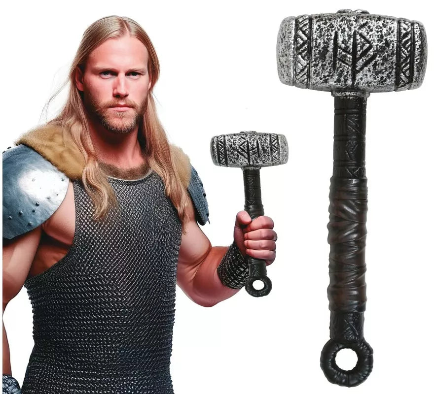 Translation missing: pt-PT.Martillo Medieval de 35 cm de Plástico de Juguete
