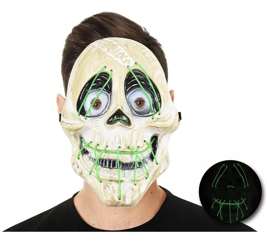 Translation missing: pt-PT.Máscara Calavera con Tubo de Luz
