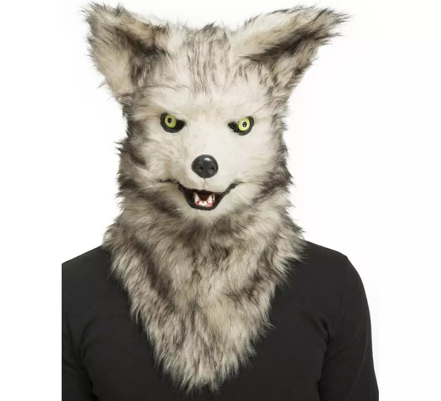 Translation missing: pt-PT.Máscara con Mandíbula Móvil de Lobo