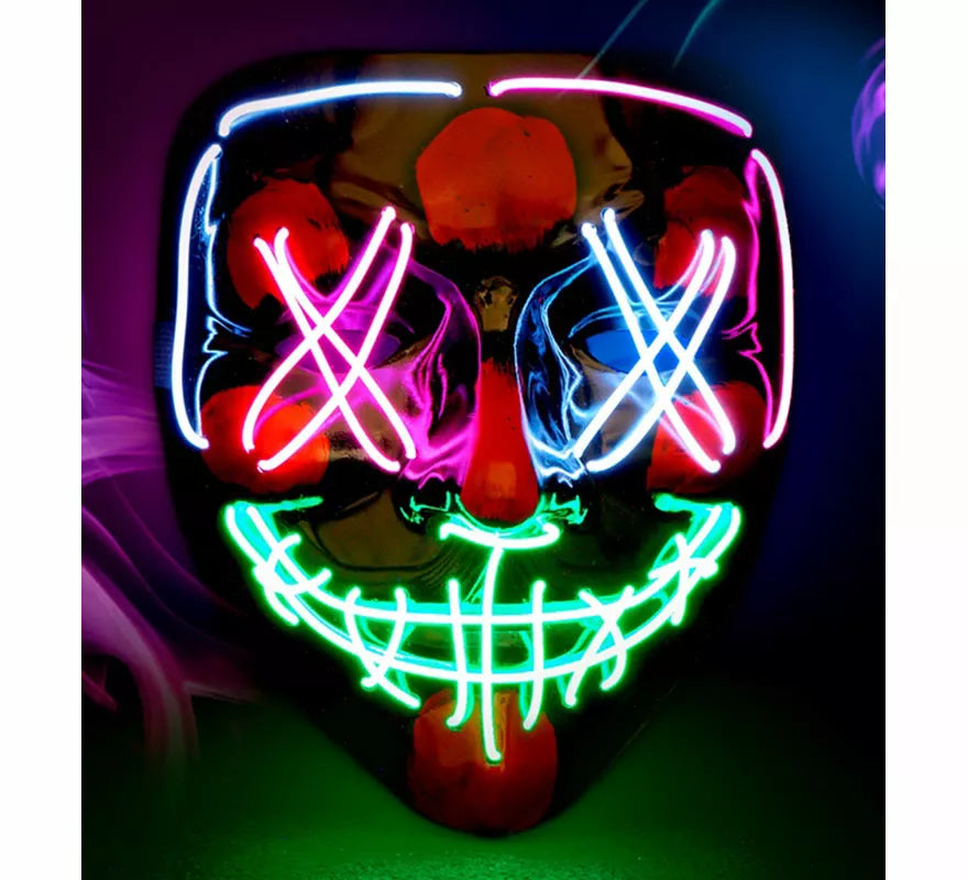 Translation missing: pt-PT.Máscara de Asesino Aterrador con LED multicolor