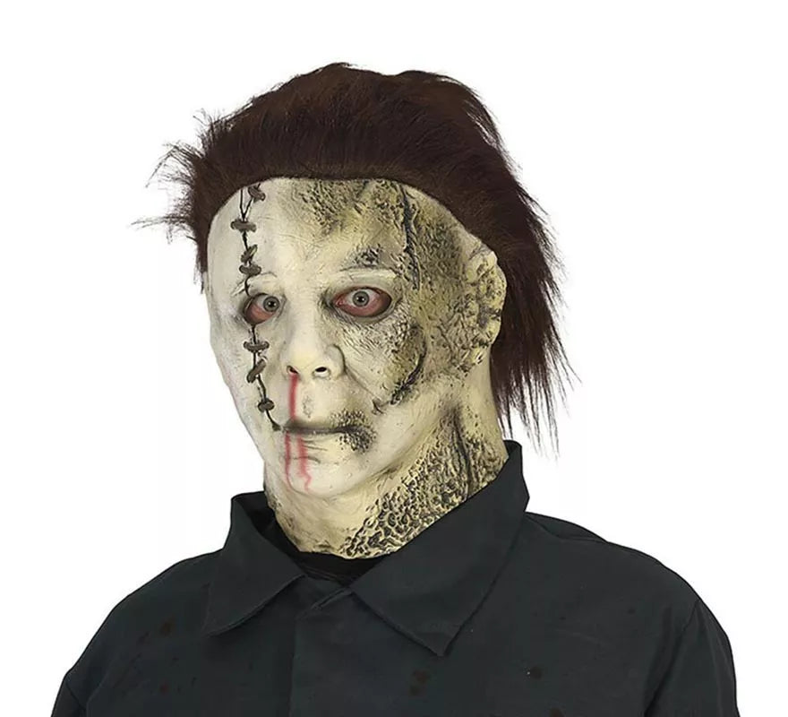 Translation missing: pt-PT.Máscara de Asesino Halloween con cicatrices de látex
