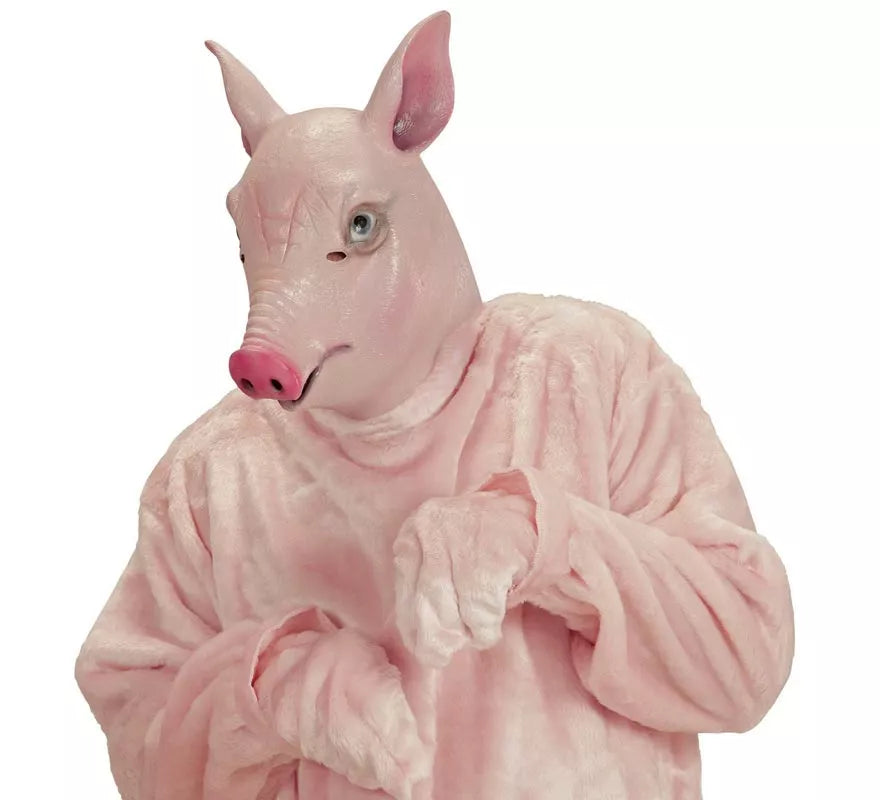 Máscara de Cabeza de Cerdo completa adulto