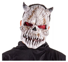 Máscara de Caveira Demoníaca de Espuma de 20x5x27 cm
