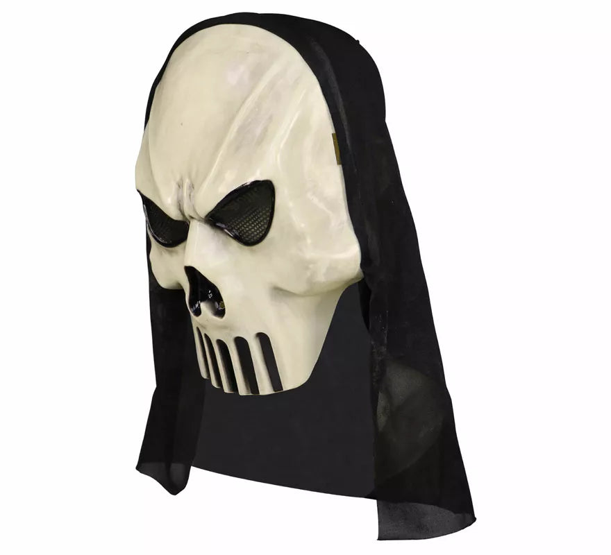 Máscara de Calavera Fantasma con Capucha